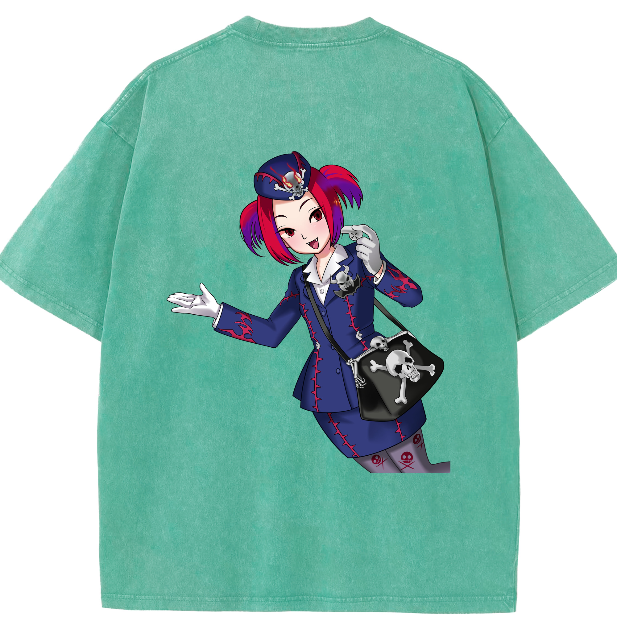 （画像用） 遊☆戯☆王 Yu-Gi-Oh! 綿100% ヴィンテージ風 半袖Tシャツ（背面プリント）